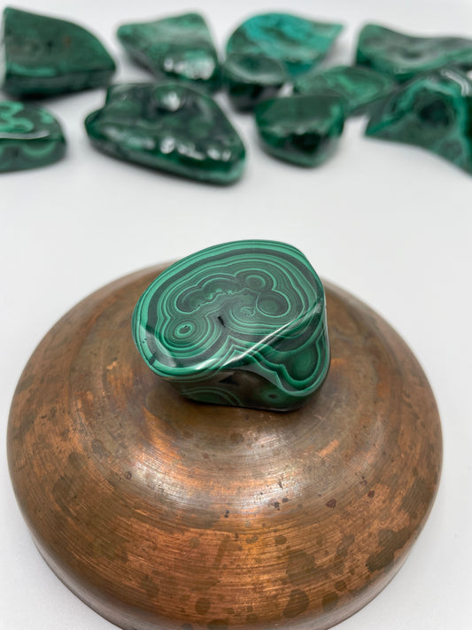 Malachite Polished Bubble - J