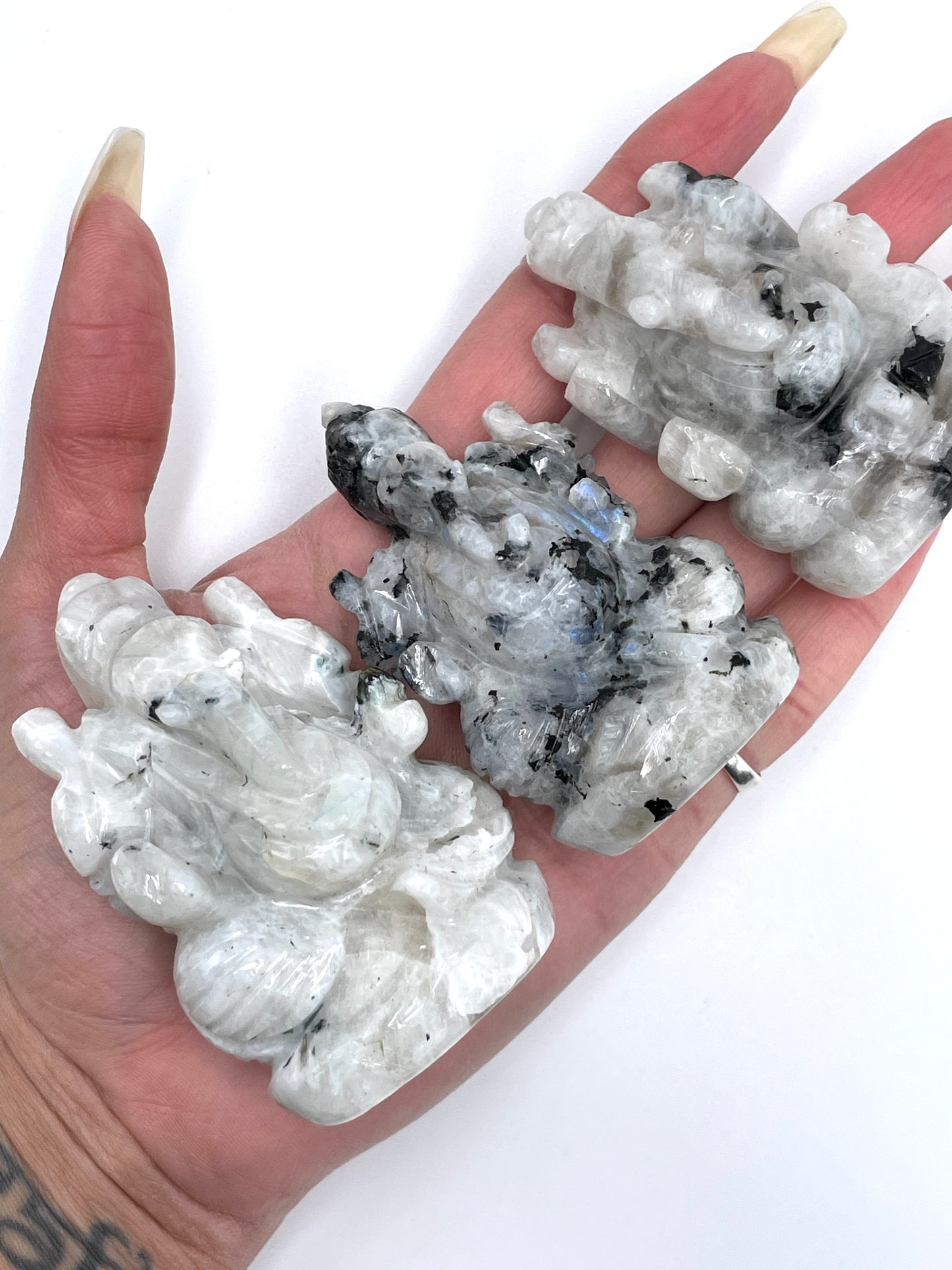 Ganesh - Rainbow Moonstone
