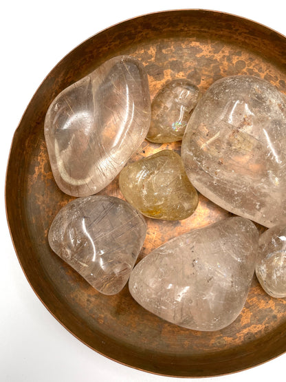 Rutilated Quartz Tumbled Stone