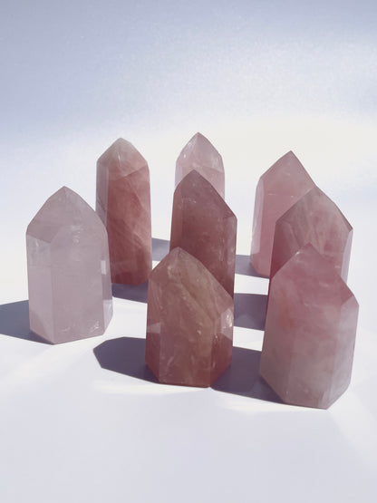 Rose Quartz Polished Point