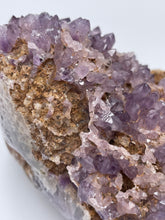 Load image into Gallery viewer, Amethyst with Pseudomorph Cluster Heart Large
