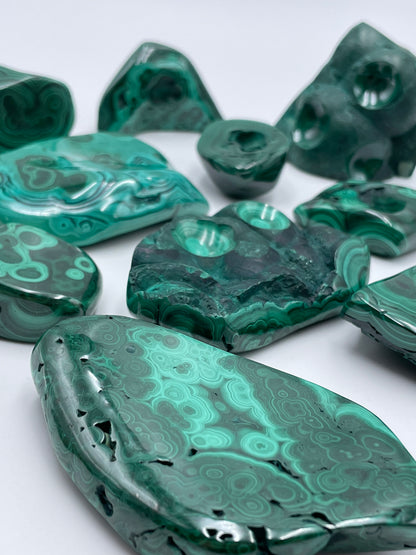 Malachite Polished Bubble - A