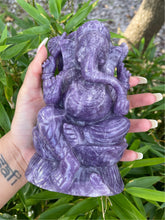 Load image into Gallery viewer, Lepidolite Ganesh - Large
