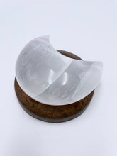 Load image into Gallery viewer, Selenite Crescent Moon (Imperfect)
