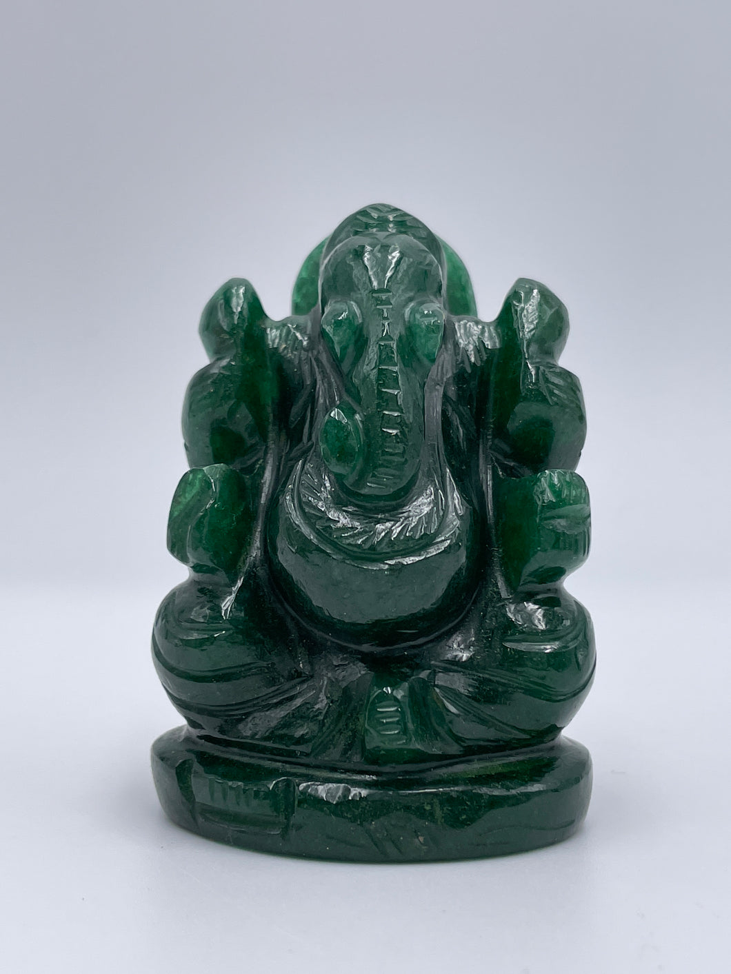 Ganesh - Dark Green Aventurine