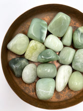 Load image into Gallery viewer, Serpentine New Jade Tumbled Stone
