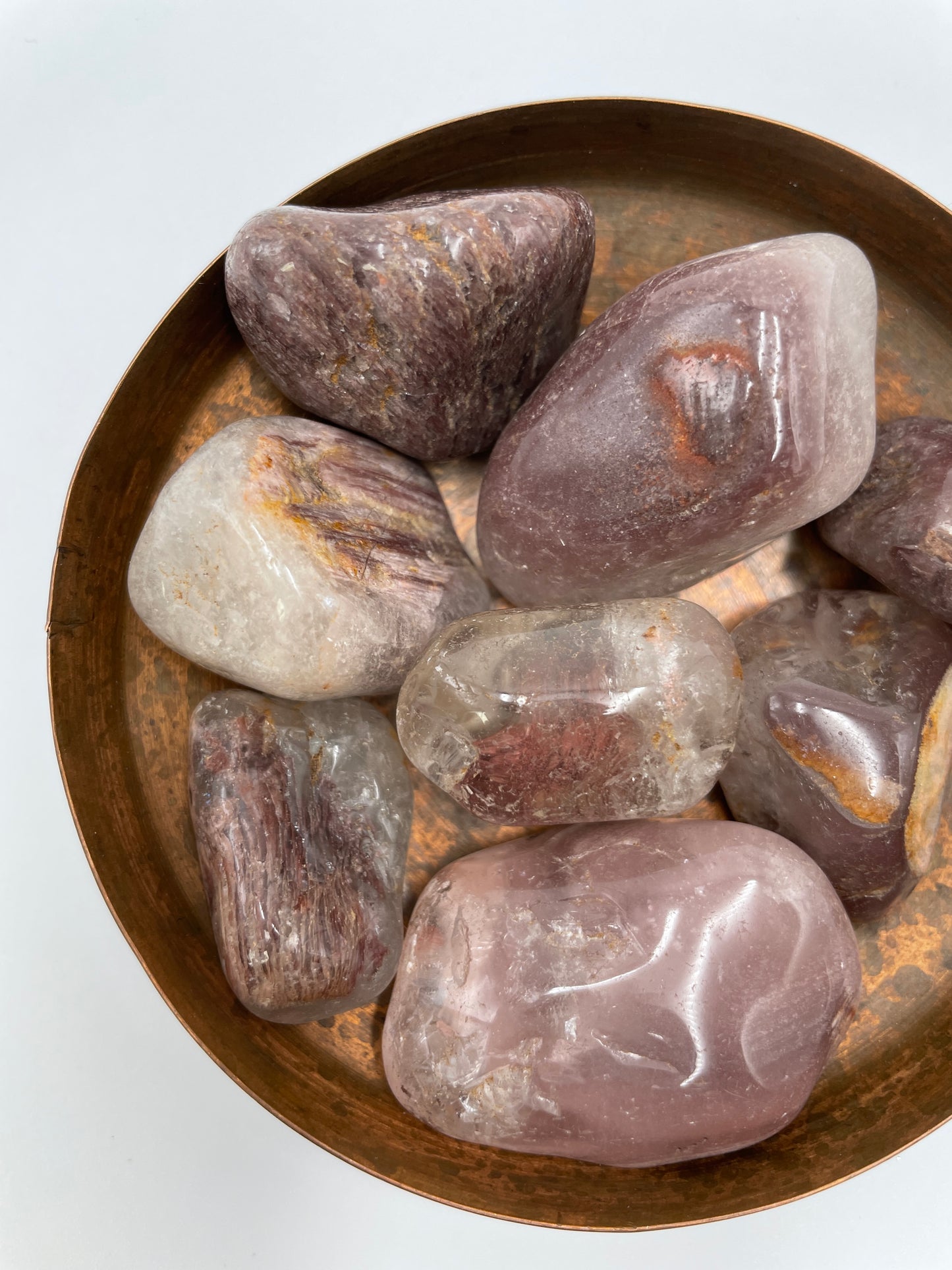 Pink Lithium Quartz Tumbled Stone