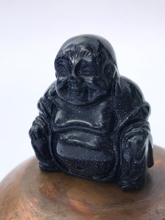 Blue Goldstone Buddha