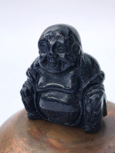 Load image into Gallery viewer, Blue Goldstone Buddha
