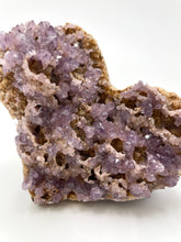 Load image into Gallery viewer, Amethyst with Pseudomorph Cluster Heart Large

