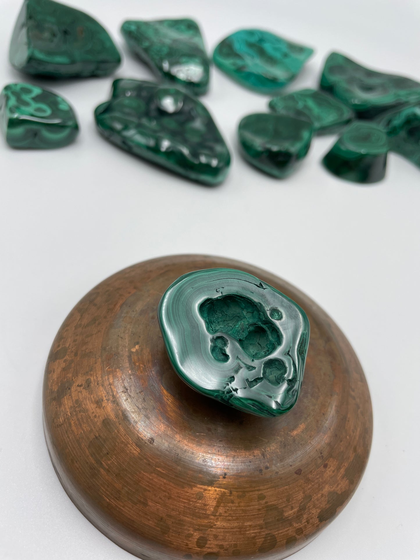 Malachite Polished Bubble - I