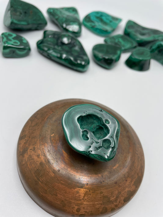 Malachite Polished Bubble - I