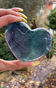 Fluorite Heart - Large