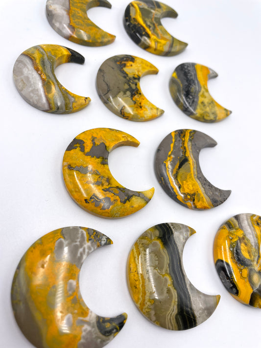 Bumblebee Jasper Three Quarter Moon