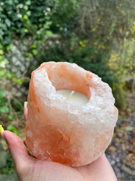 Himalayan Salt Candle Holder